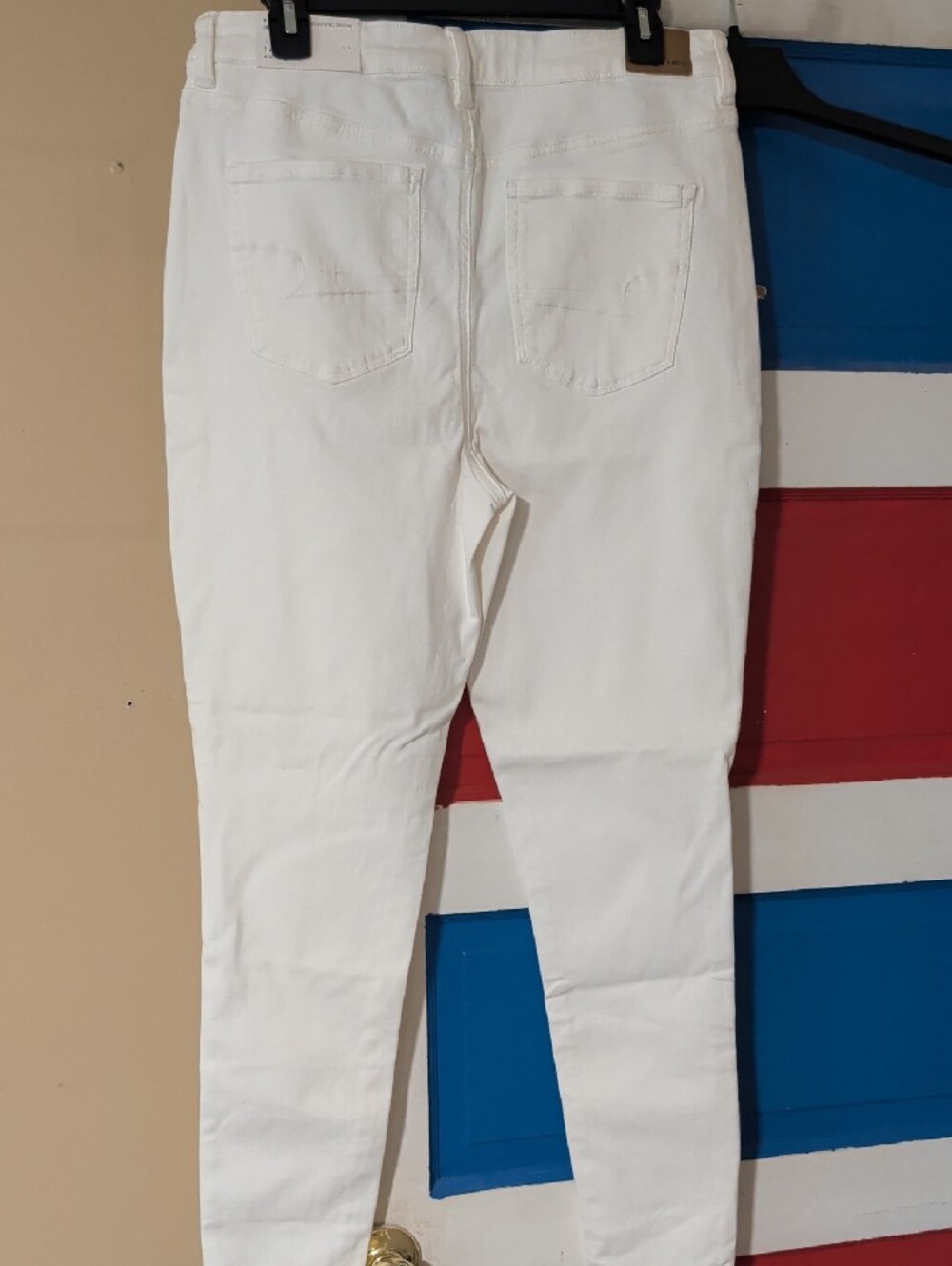 American Eagle Outfitters White Skinny Jeans - Picture 2 of 8